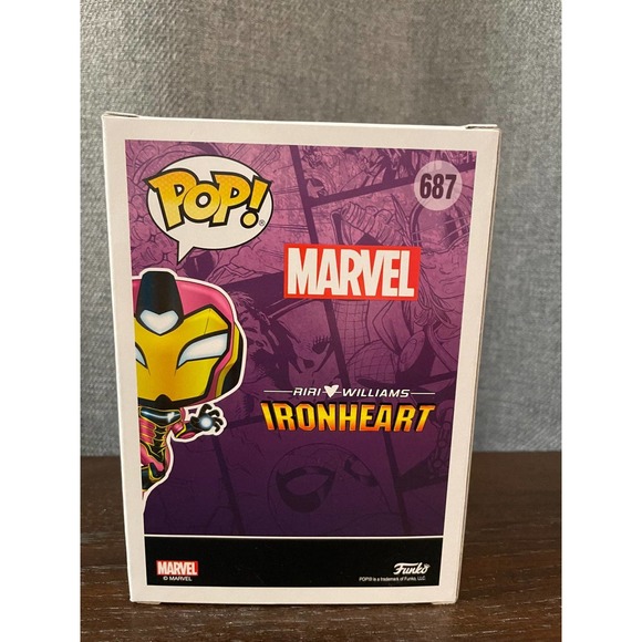 Funko Pop Marvel Ironheart #687 PIAB - Picture 3 of 6
